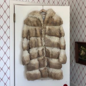 1970’s Vintage Hooded Fur Coat